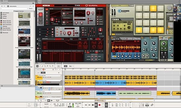 Propellerhead Reason 10 Intro Music Production Software, ve