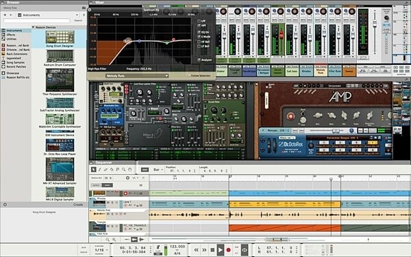Propellerhead Reason 8 Music Production Software, Screenshot 1