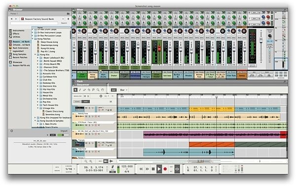 Propellerhead Reason 8 Music Production Software, Screenshot 2