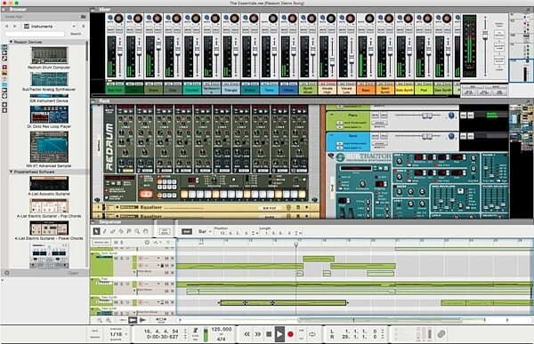 Propellerhead Reason 9.5 Essentials Recording Software, Large