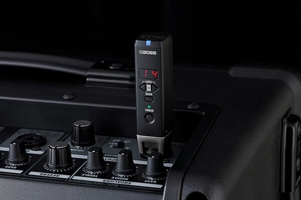 Boss WL-30XLR Wireless System for Dynamic Microphones, Action Position Back