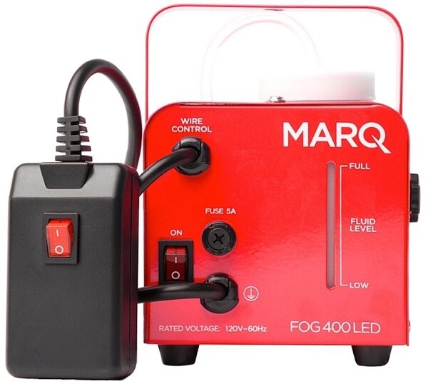 MARQ Lighting Fog 400 LED Fog Machine, Red 3
