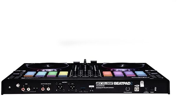 Reloop Beatpad 2 DJ Controller, Scratch and Dent, Back