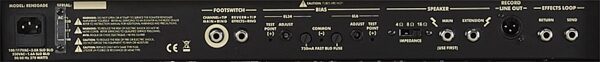 Egnater Renegade 112 Guitar Combo Amplifier (65 Watts, 1x12"), Rear Panel