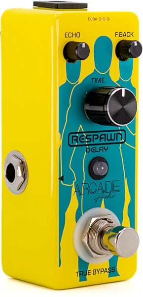 Arcade Audio Respawn Delay Pedal, New, Action Position Back