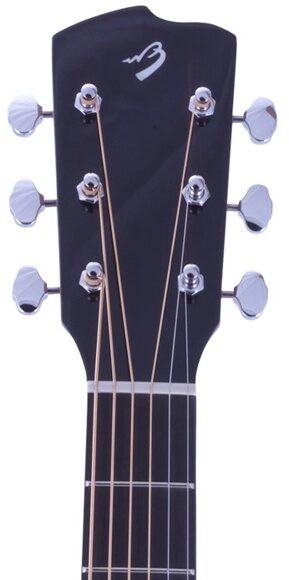 Breedlove Atlas Revival OM/SMe Top Burst Acoustic-Electric Guitar, with Case, Headstock