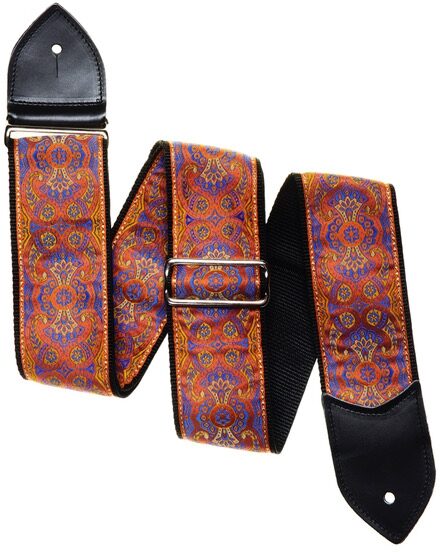 Jodi Head Slider Brocade Guitar Strap, Main