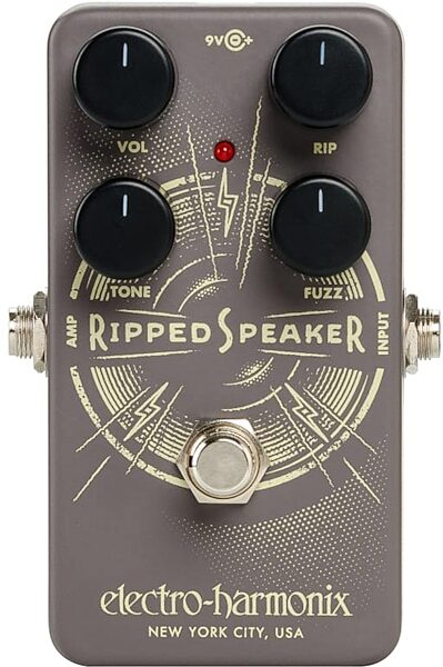 Electro-Harmonix Ripped Speaker Fuzz Pedal, New, Action Position Back