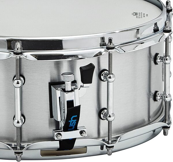 Crush Rolled Brushed Aluminum Snare Drum, Main