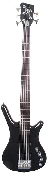 RockBass by Warwick Corvette Basic 5-String Electric Bass, Black