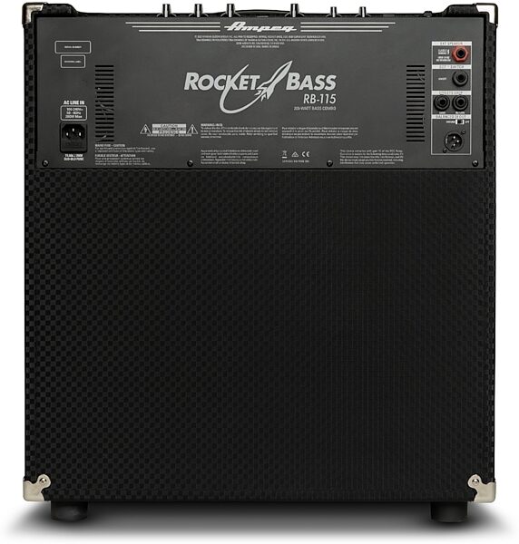 Ampeg RB-115 Rocket Bass Combo Amplifier (200 Watts, 1x15"), New, Main Back