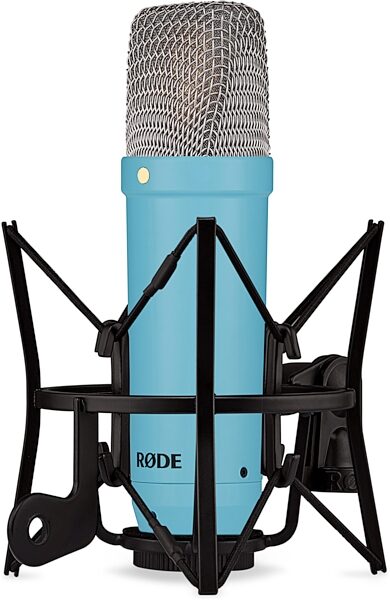 Rode NT1 Signature Series Studio Condenser Microphone, Blue, Warehouse Resealed, With Shock Mount Angle
