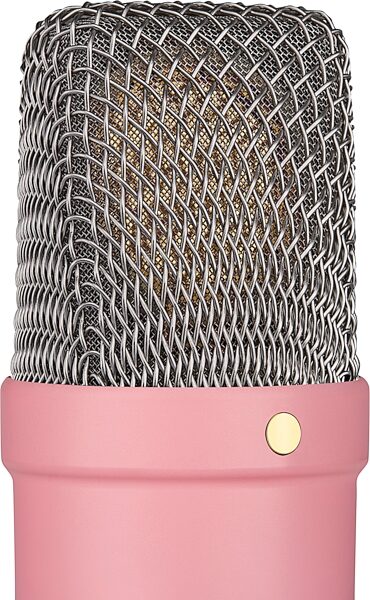 Rode NT1 Signature Series Studio Condenser Microphone, Pink, Open Box (Like New), Capsule Detail