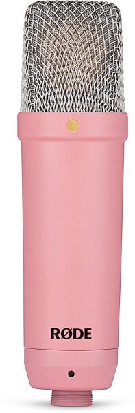 Rode NT1 Signature Series Studio Condenser Microphone, Pink, Open Box (Like New), Mic Front