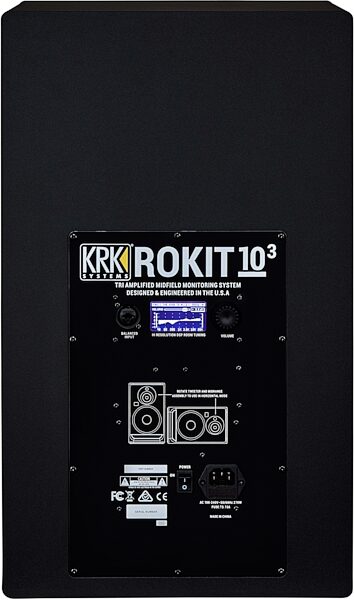 KRK Rokit 10-3 G4 Generation 4 Powered Studio Monitor, Single Speaker, Action Position Back