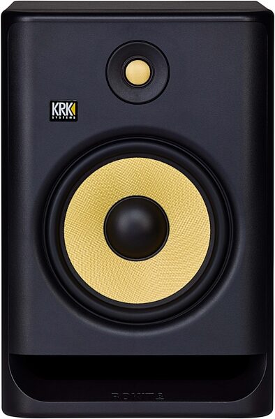 KRK RP8G4 Rokit 8 Generation 4 Powered Studio Monitor, Black, Single Speaker, Action Position Back