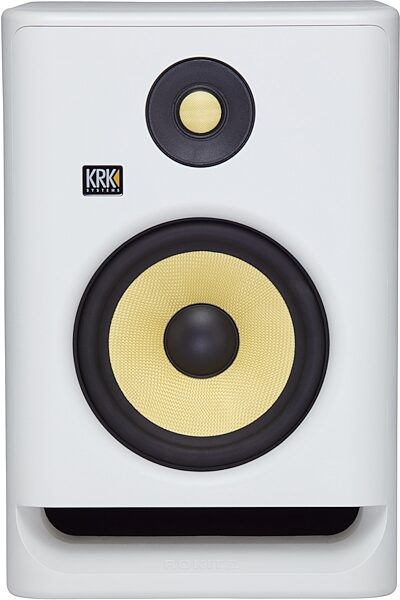 KRK RP7G4 Rokit 7 Generation 4 Powered Studio Monitor, White, Single Speaker, Main