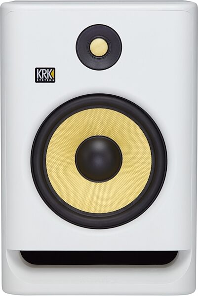 KRK RP8G4 Rokit 8 Generation 4 Powered Studio Monitor, White, Single Speaker, Main