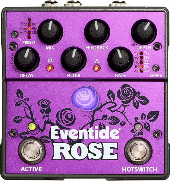 Eventide Rose Modulated Delay Pedal, Main