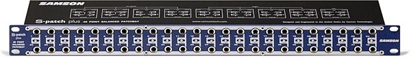 Samson S-Patch Plus 48-Point Balanced Patchbay, New, Action Position Back