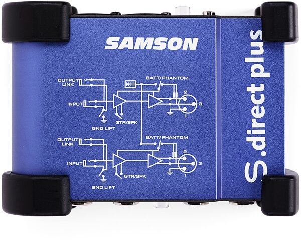 Samson S-Direct Plus Stereo Active Direct Box, Main