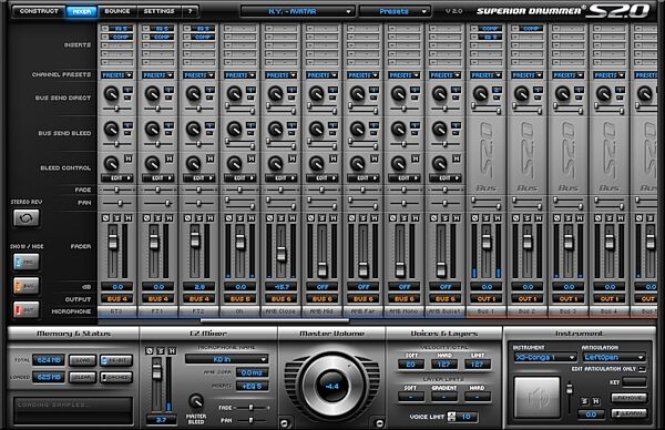 Toontrack Superior Drummer Software (Mac and Windows), Screenshot 2