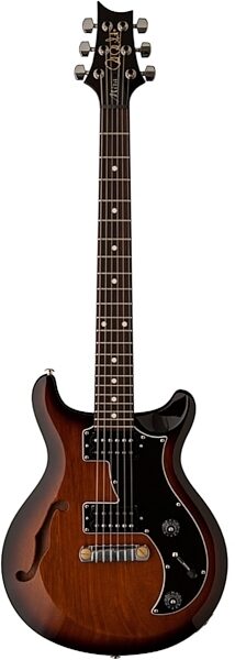 PRS Paul Reed Smith S2 Mira Semi-Hollowbody Electric Guitar with Dot Inlays, McCarty Tobacco Sunburst