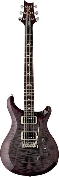 PRS Paul Reed Smith S2 Custom Color 24 Electric Guitar (with Gig Bag), Faded Gray Black Purple Burst, Action Position Back