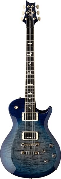 PRS Paul Reed Smith S2 McCarty 594 Singlecut Electric Guitar (with Gig Bag), Faded Gray Black Blue Burst, Action Position Back