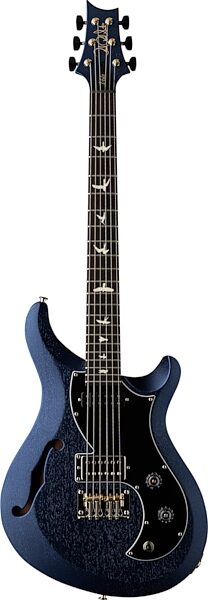 PRS Paul Reed Smith S2 Vela Semi-Hollowbody Electric Guitrar, Satin Metallic Midnight, Action Position Back