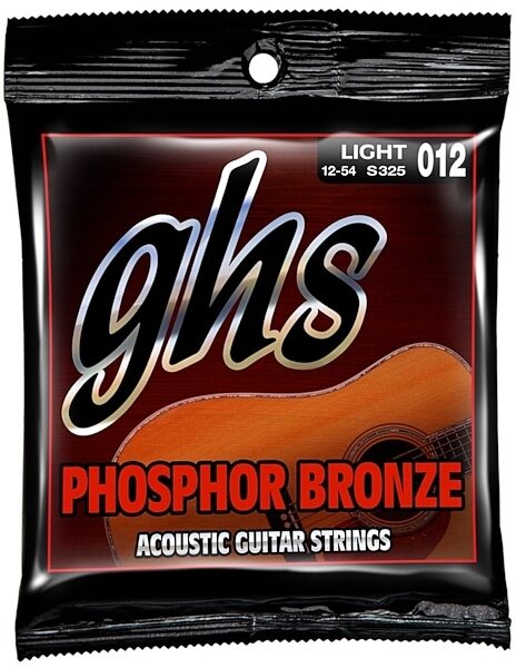 GHS Phosphor Bronze Acoustic Strings, Light