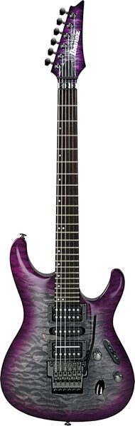 Ibanez S5570Q Prestige Electric Guitar (with Case), Purple Doom Burst