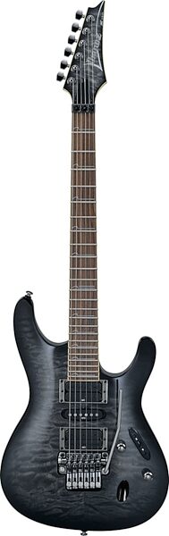 Ibanez S570DXQM Electric Guitar, Transparent Gray Burst