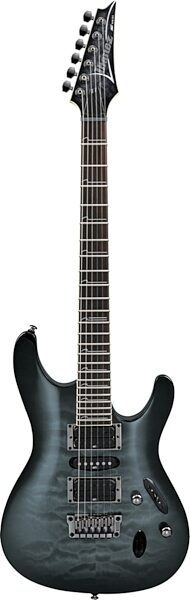 Ibanez S571DXQM Electric Guitar, Transparent Gray Burst