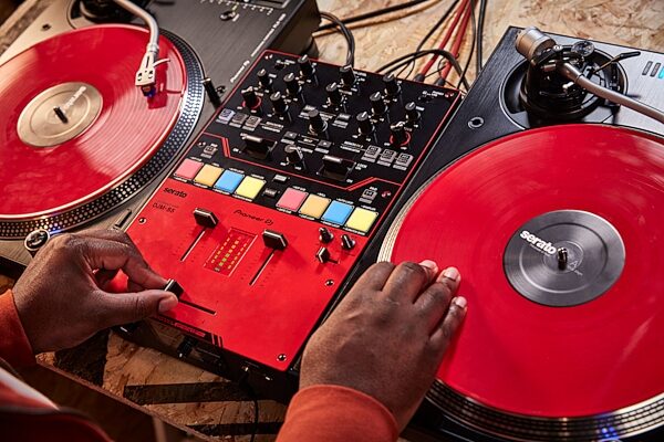 Pioneer DJ DJM-S5 DJ Mixer, New, Action Position Back