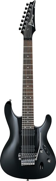 Ibanez S7420 7-String Electric Guitar, Black