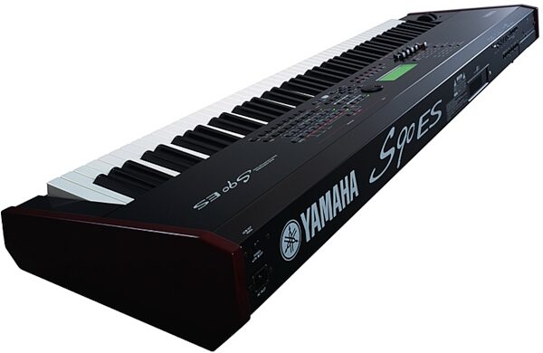Yamaha S90ES 88-Key Weighted Action Synthesizer, Rear Angle