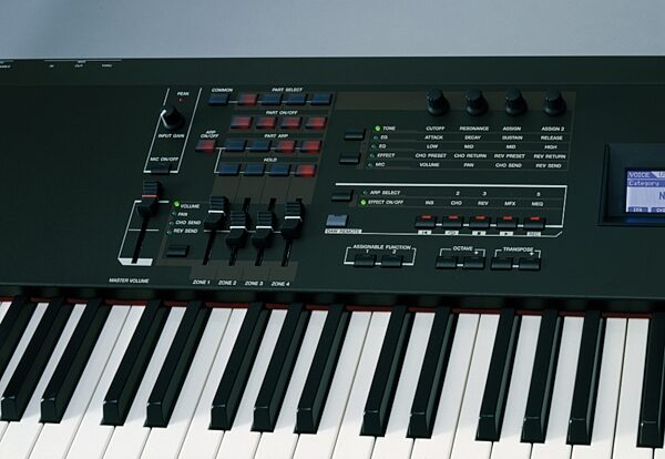 Yamaha S90 XS 88-Key Weighted Synthesizer, Panel
