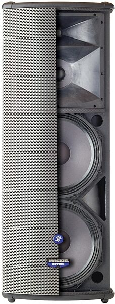 Mackie SA1532Z 3-Way Active Loudspeaker (1300 Watts, 2x15 in.), Front Half Grill