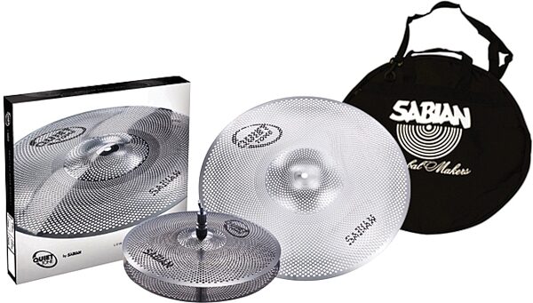 Sabian Quiet Tone QTPC501 Practice Cymbal Set, sabian