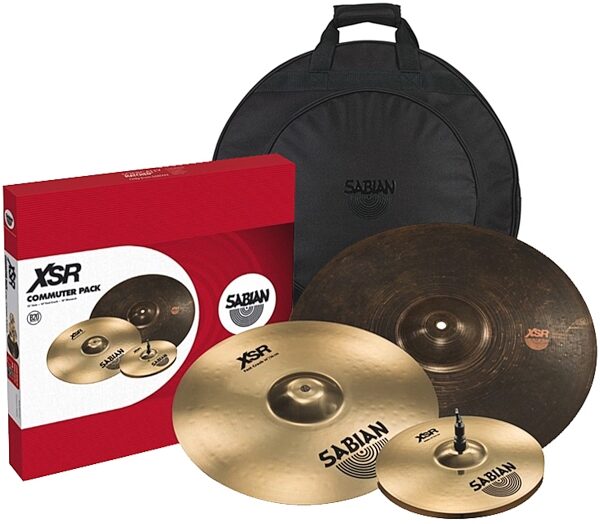 Sabian XSR Commuter Cymbal Pack, cymbals