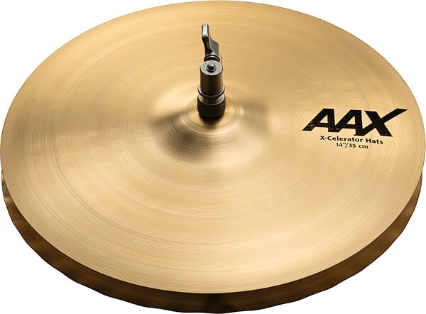Sabian AAX Xcelerator Hi-Hat Cymbals (Pair), Brilliant Finish, 14 inch, Action Position Back
