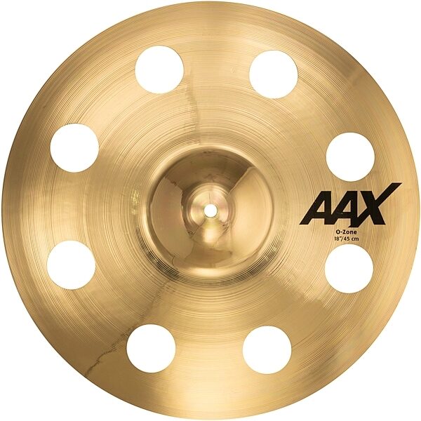 Sabian AAX O-Zone Crash Cymbal, Brilliant Finish, 18, Action Position Back