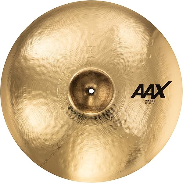 Sabian AAX Thin Ride Cymbal, Brilliant Finish, 22 inch, Action Position Back