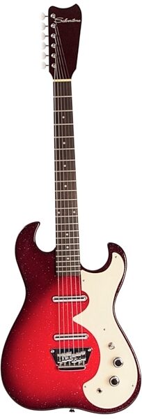 Silvertone Classic 1449 Electric Guitar, Red