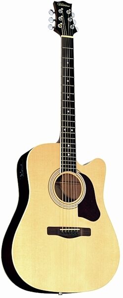 Silvertone SD20CE Cutaway Acoustic-Electric Guitar, Natural