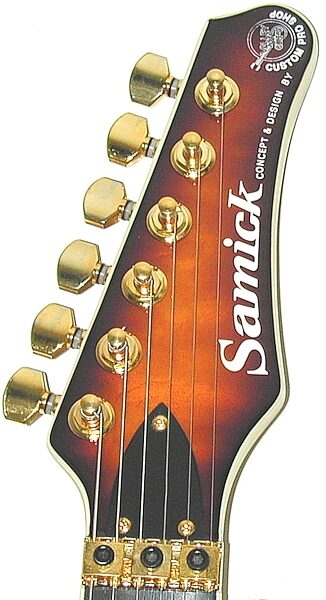 Samick SMX1 Electric Guitar, Headstock