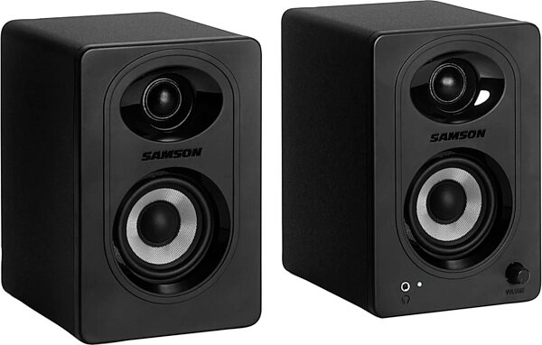 Samson MX3BT MediaOne Powered Studio Monitors, Pair, Action Position Back