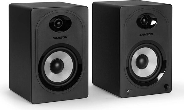 Samson MX5BT MediaOne Powered Studio Monitors, Pair, Action Position Back