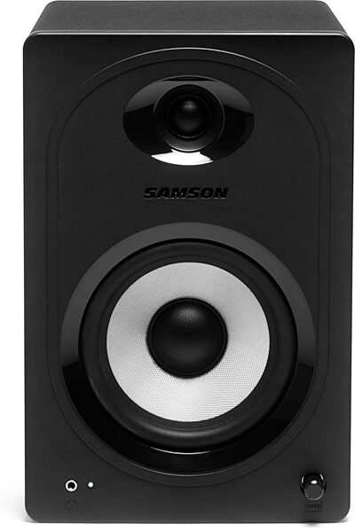 Samson MX5BT MediaOne Powered Studio Monitors, Pair, Action Position Back